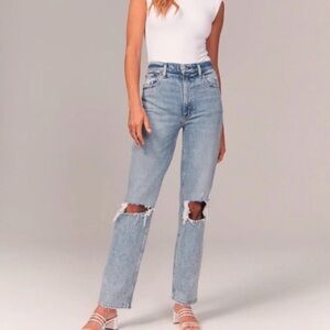 Abercrombie & Fitch 90s Straight Ultra High Rise